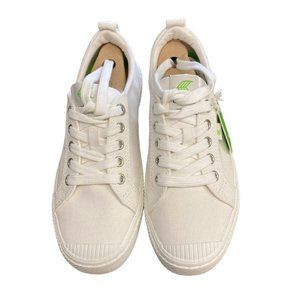 Cariuma shoes sz women 7 / men 5.5 OCA Low Canvas Sneakers Off White New